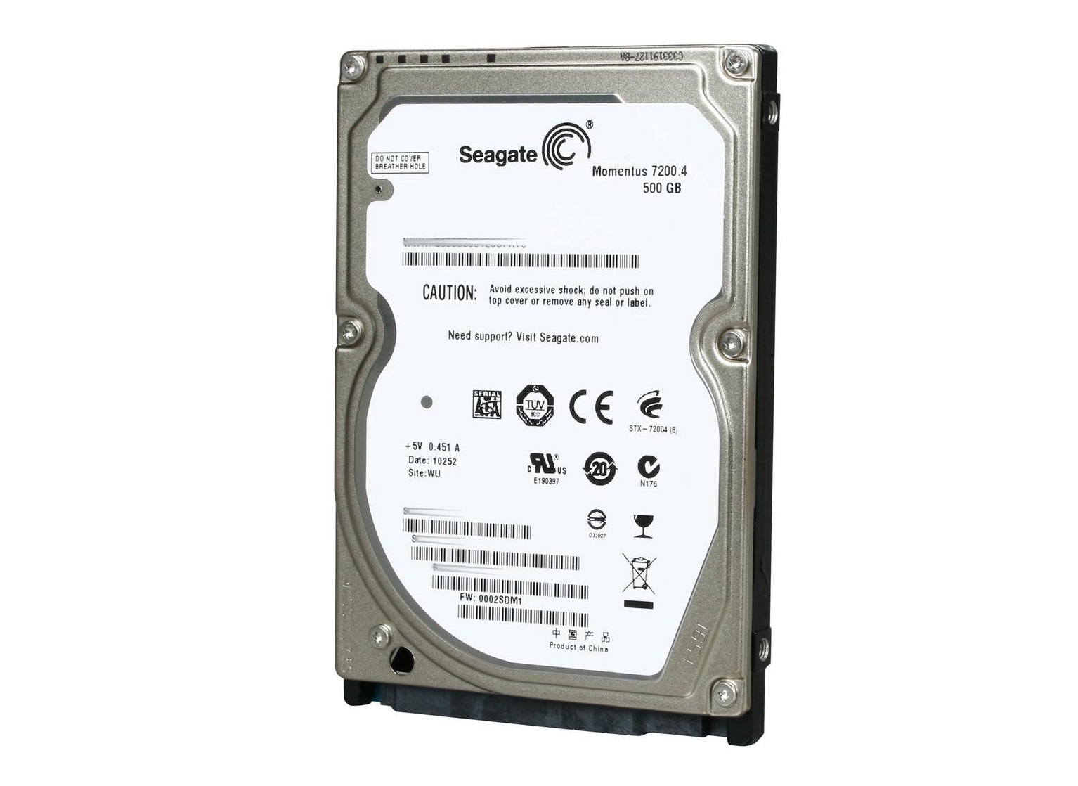 Begagnad 500GB 2,5" HDD Seagate Momentus 7200.4 ST9 420ASG 16MB GB