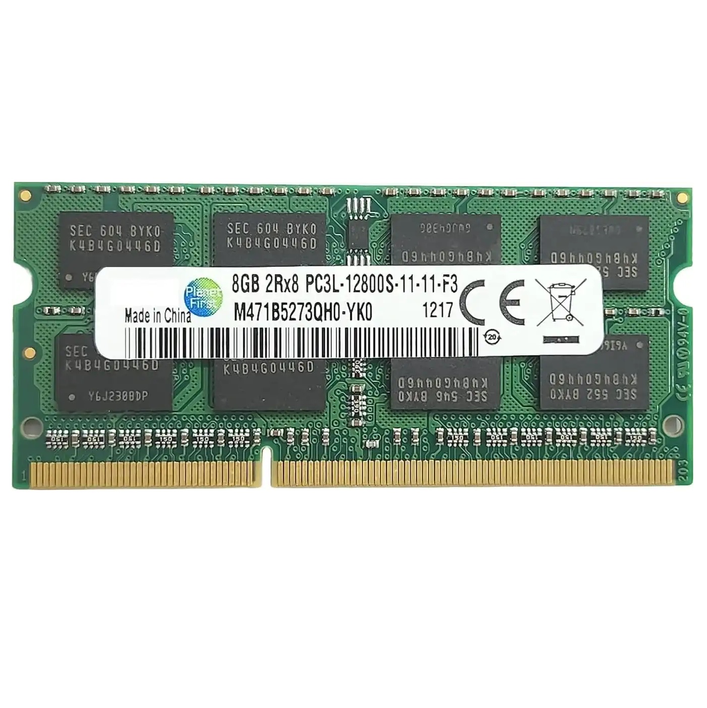Begagnat Samsung 8GB DDR3L (1x8GB) 1600MHz SODIMM Laptop RAM M471B1G73QH0-YK0