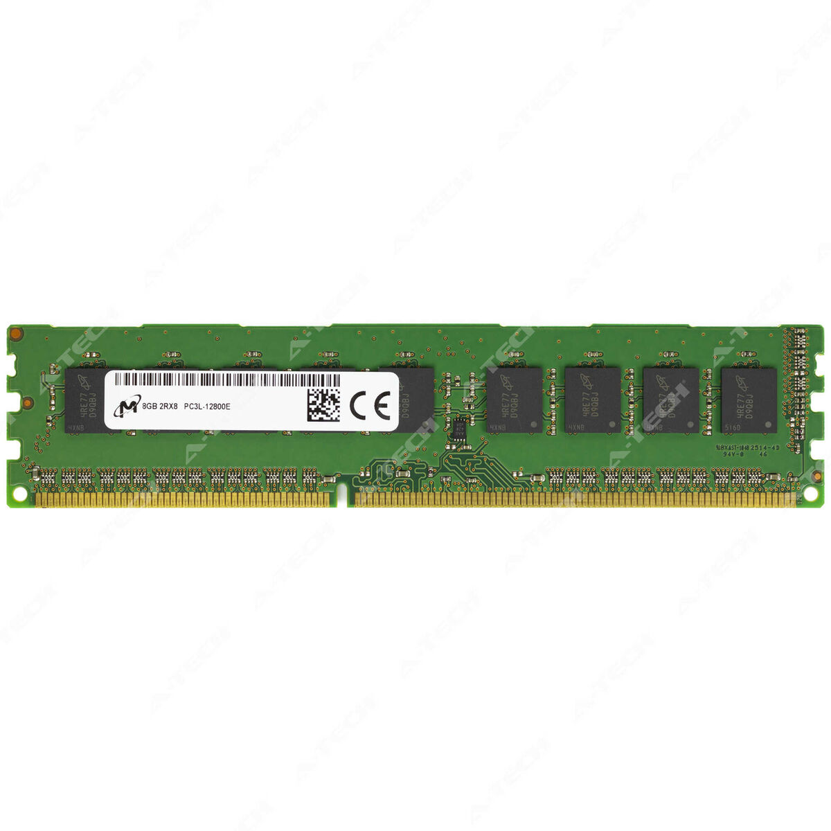 Begagnat Micron 8GB DDR3 (1x8GB) RDIMM 1Rx4 ECC PC3-12800R 1600MHz Single Rank x4 MT18JSF1G72PZ-1G6D1FF