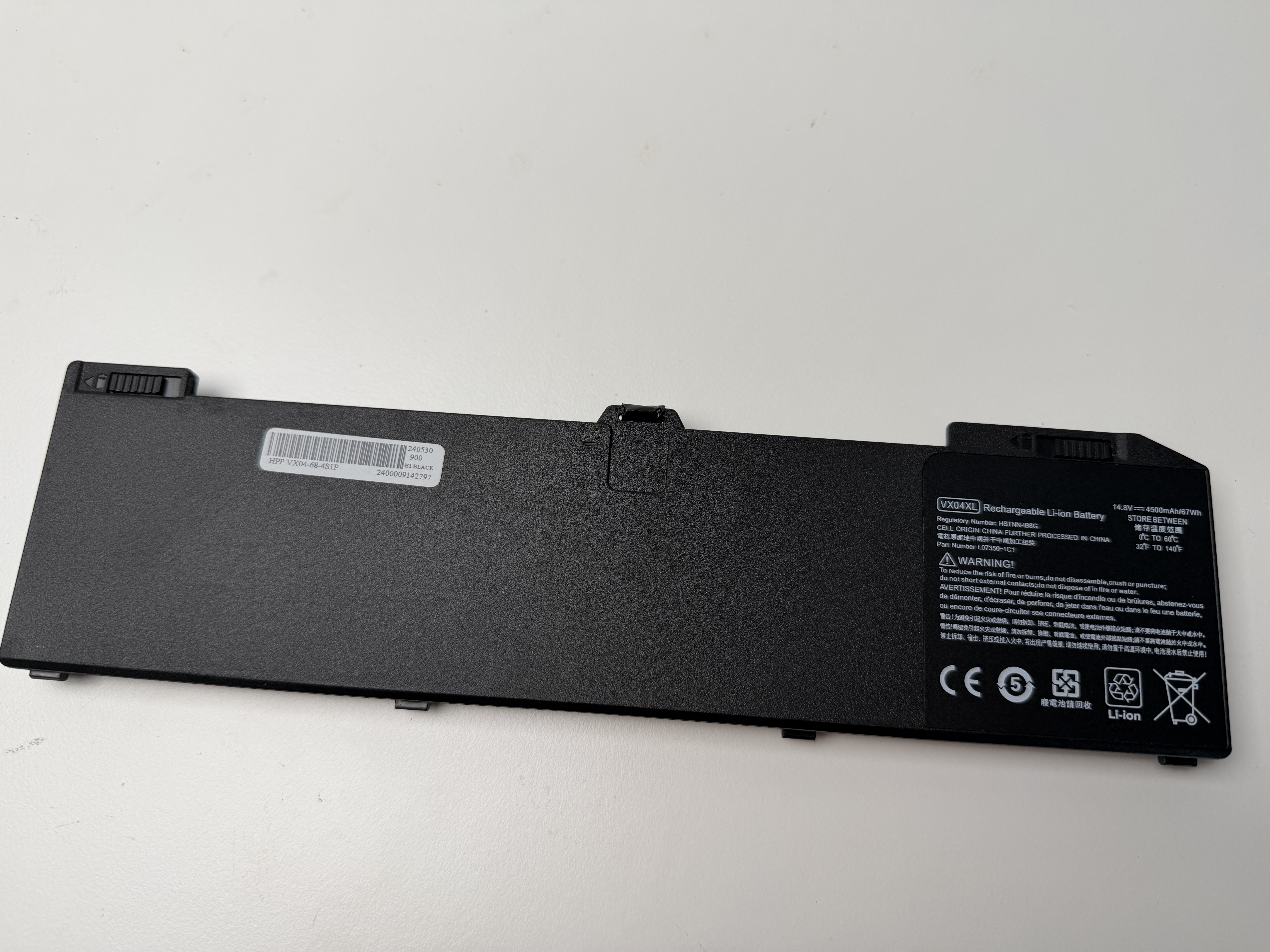 Begagnat Original HP Batteri HP Zbook 15 G5 G6 VX04XL 14.8V 67WH 4500mAh
