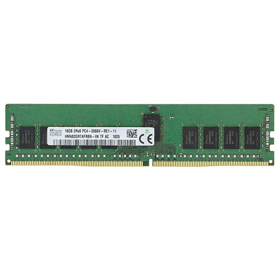 Begagnat SK Hynix 16GB DDR4 (1x16GB) RDIMM 2Rx8 2666hz ECC PC4-2666V HMA82GR7AFR8N-VK