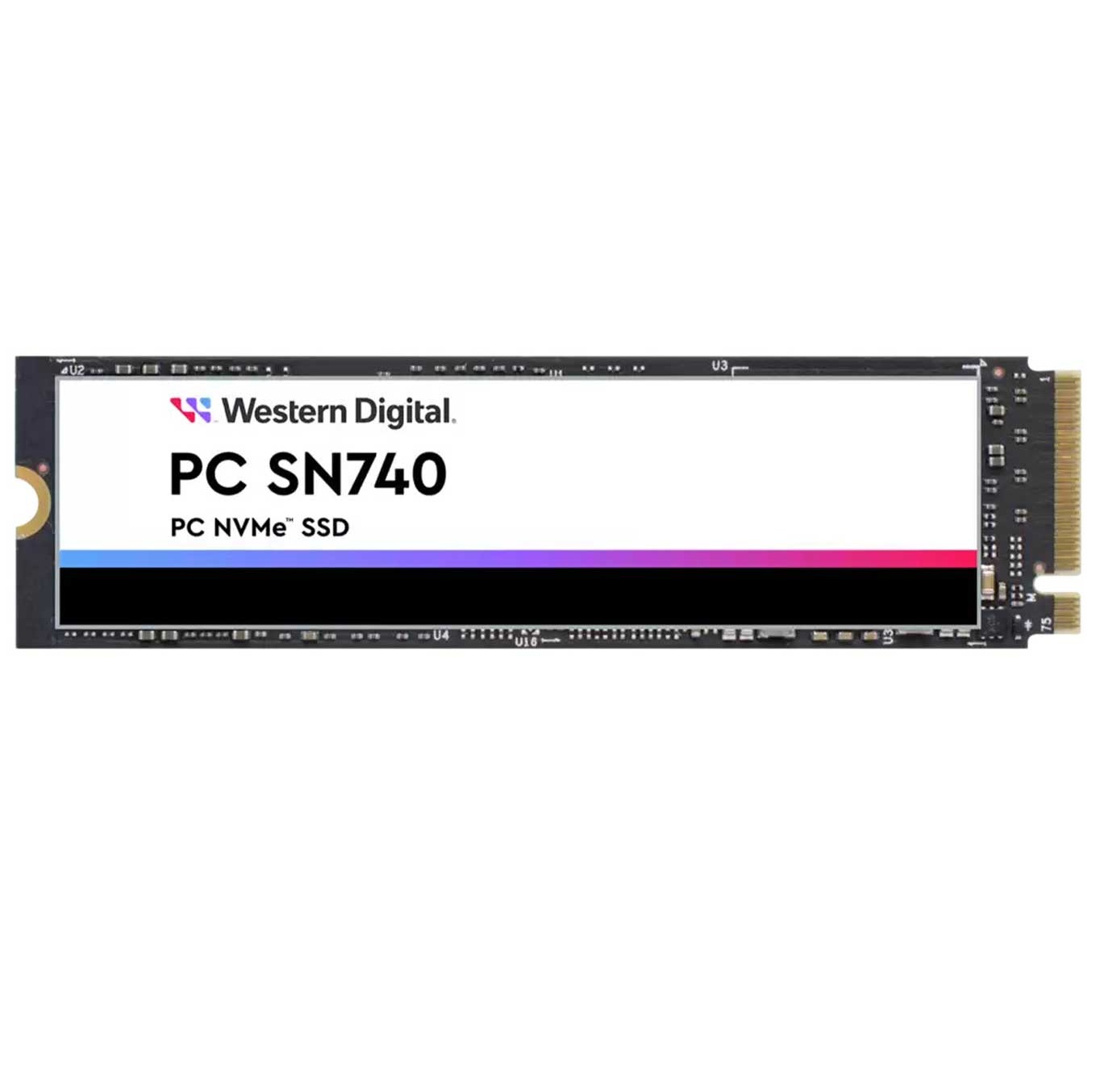 Begagnad 512GB WD PC SN740 SSD M2 2280 NVMe PCIe Gen4 x4 SDDQNQD-512G