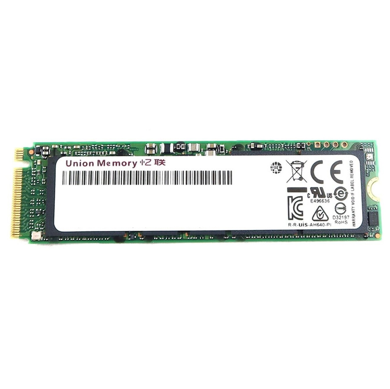 Begagnad 512GB Lenovo Union AH631 SSD M2 2280 NVMe PCIe Gen3 x4 SSS0L25153