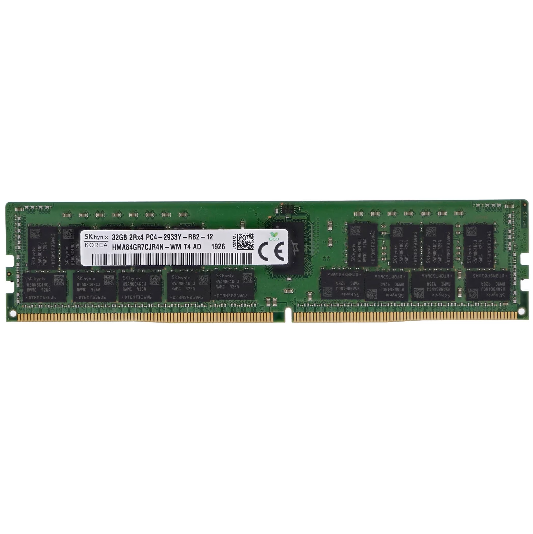 Begagnat SK Hynix 32GB DDR4 (1x32GB) 2Rx4 PC4-23400 2933MHz ECC RDIMM HMA84GR7CJR4N-WM