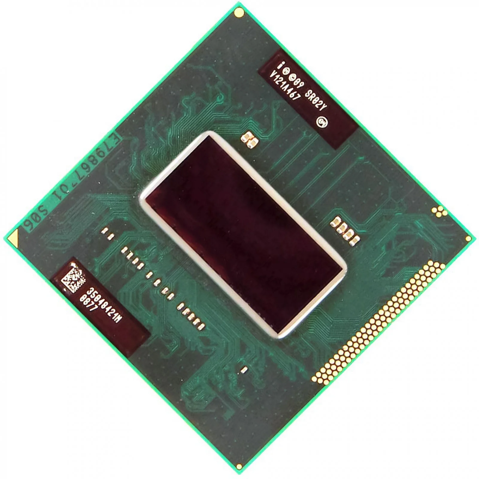 Begagnad CPU Processor Intel Core i7-2630QM (2.00 GHz - 2.90 GHz) Modell SR02Y