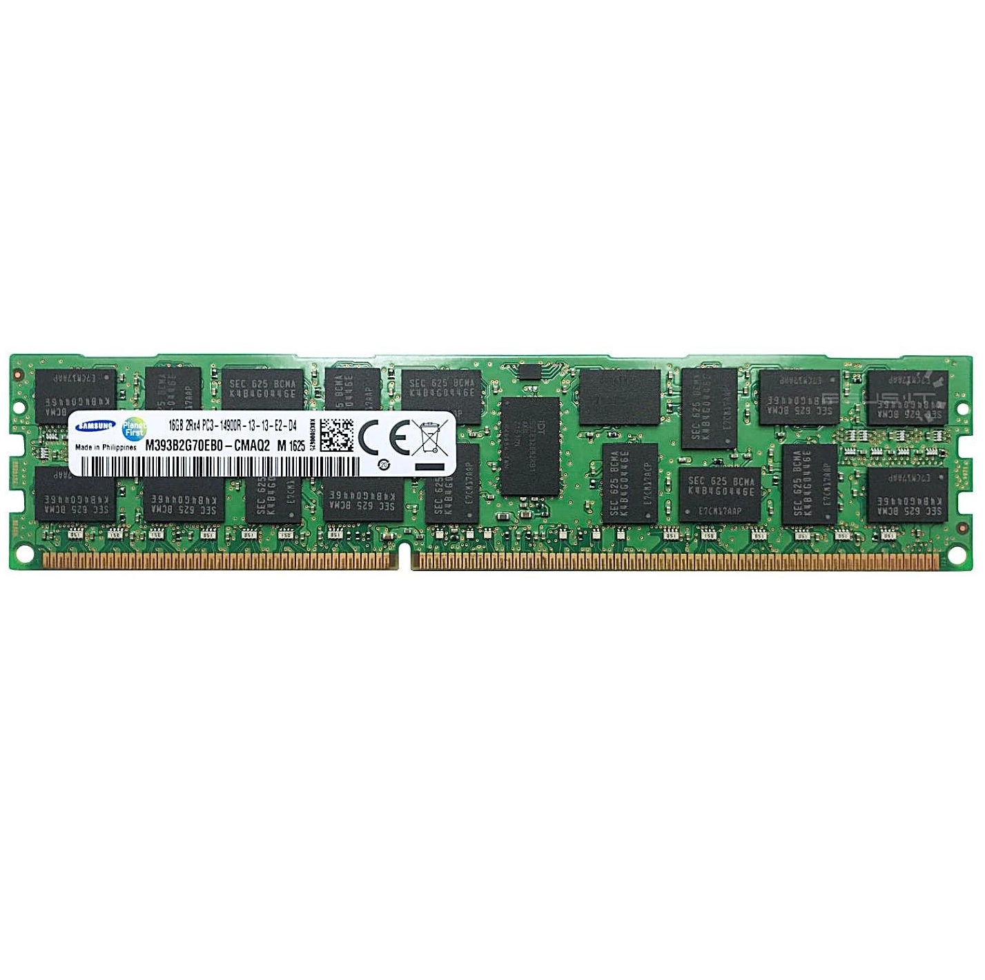 Begagnat Samsung 16GB DDR3 (1x16GB) RDIMM 1866MHz M393B2G70EB0-CMAQ2 Server RAM