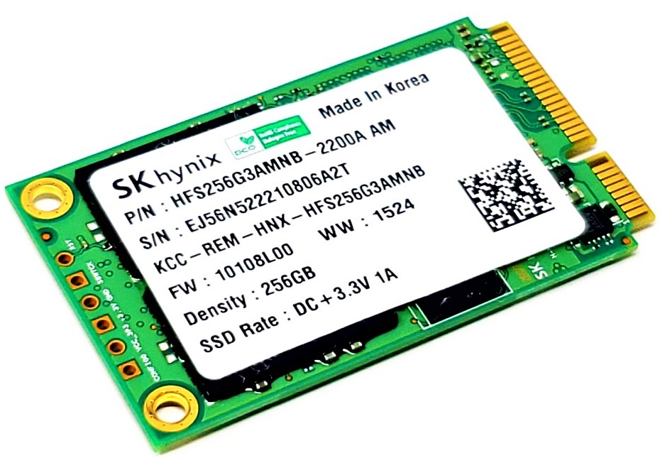 Begagnad 256GB SK Hynix SH920 SSD mSATA