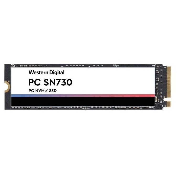 Begagnad 256GB WD PC SN730 SSD M2 2280 NVMe Gen3 x4 SDBQNTY-256G-1001