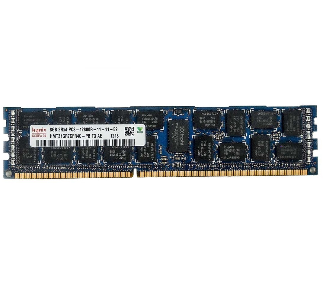 Begagnat Hynix 8GB DDR3L (1x8GB) RDIMM 2Rx4 ECC PC3-12800R 1600MHz Dual Rank x4