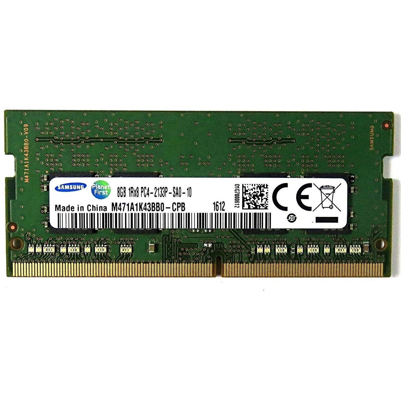 Begagnat Samsung 8GB DDR4 (1x8GB) SODIMM 1Rx8 PC4-2133P 2133MHz M471A1K43BBO-CPB