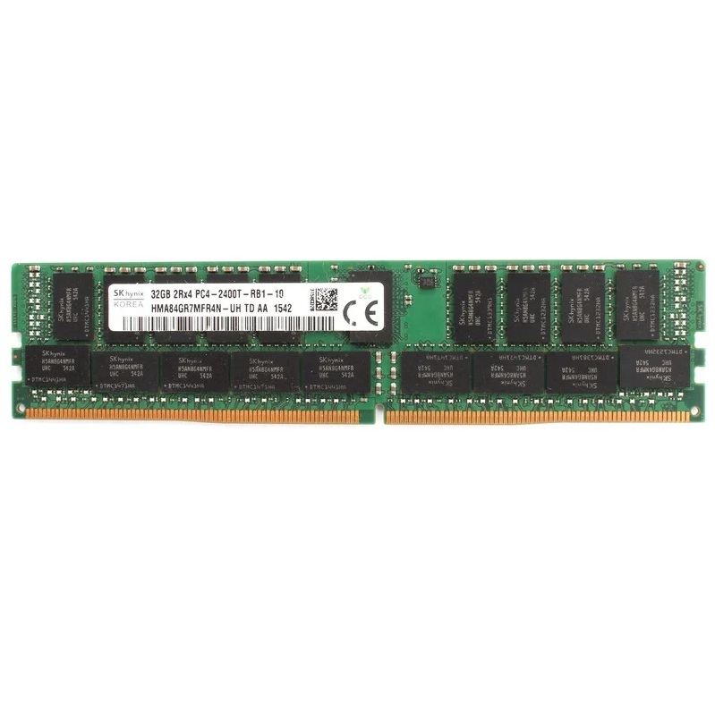 Begagnat SK Hynix 32GB DDR4 (1x32GB) 2Rx4 PC4-19200 2400MHz ECC RDIMM HMA84GR7MFR4N-UH