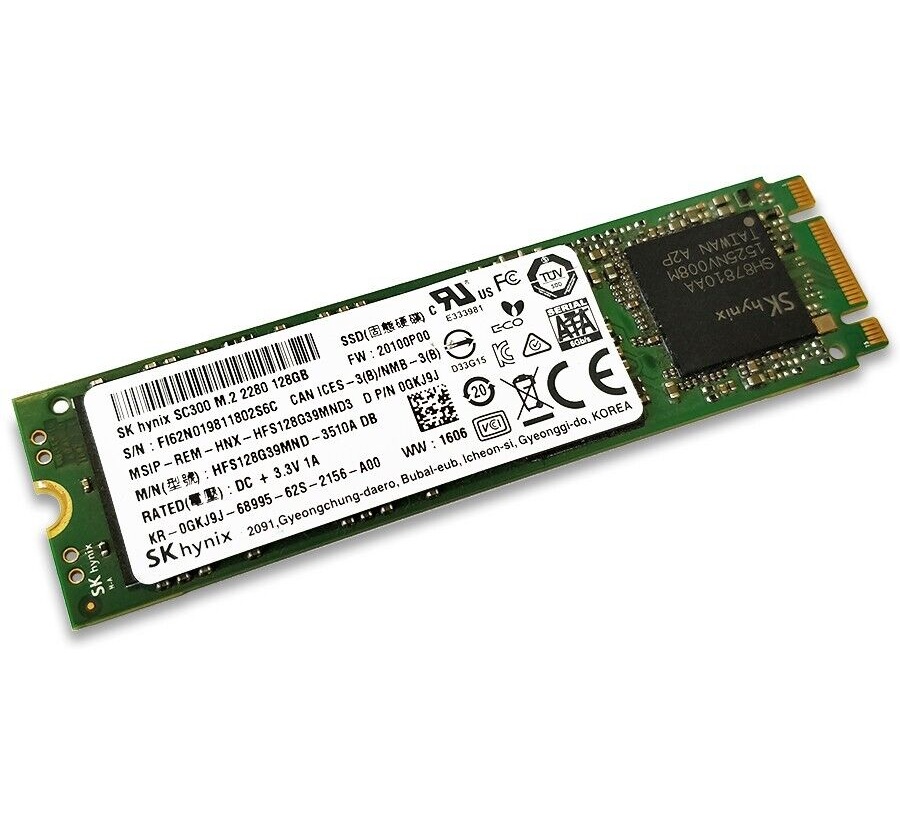 Begagnad 128GB SK Hynix SC300 SSD SATA M2 2280