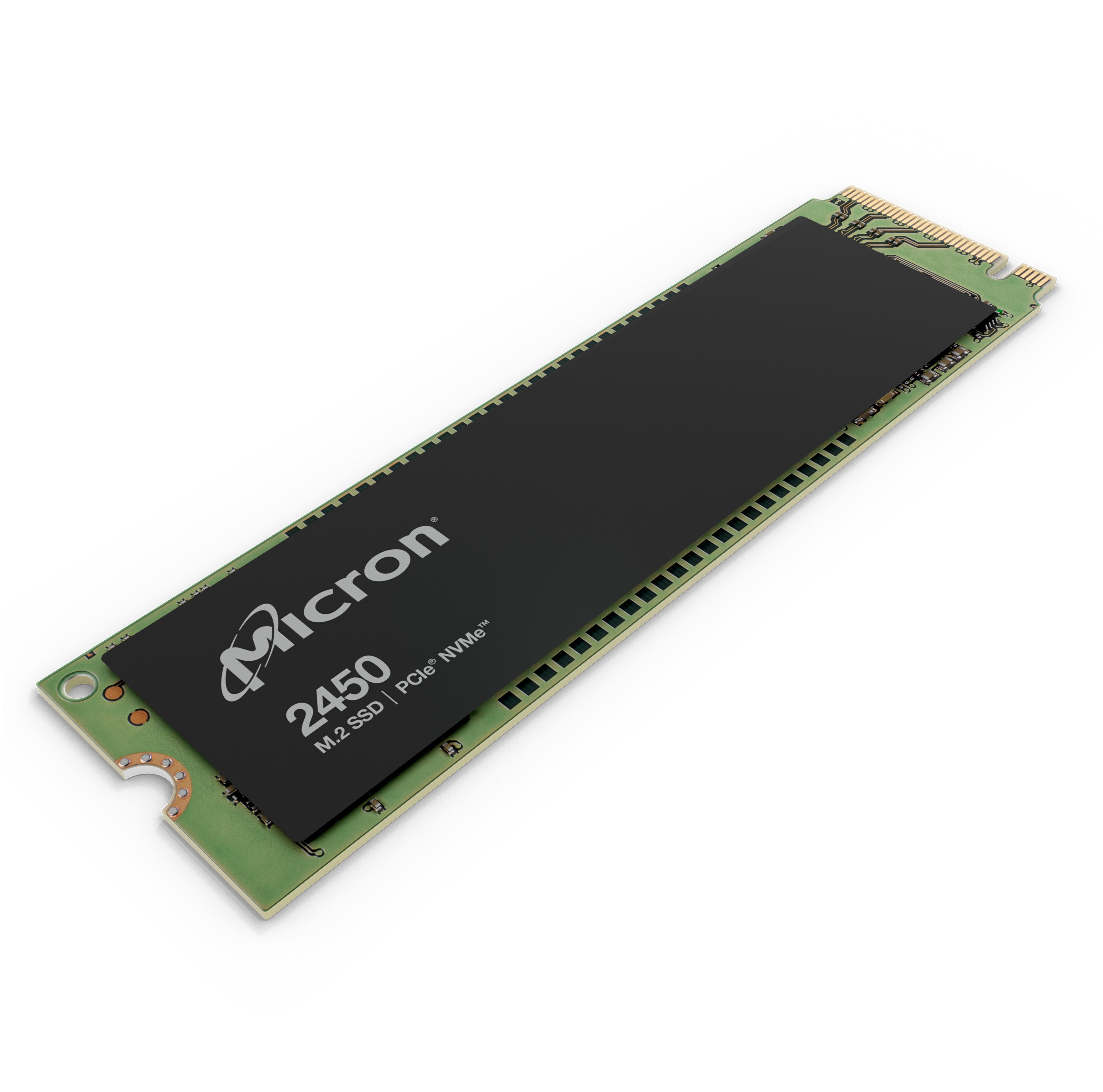 Begagnad 512GB Micron 2450 M.2 2280 PCIe Gen4 x4 NVMe SSD MTFDKBA512TFK