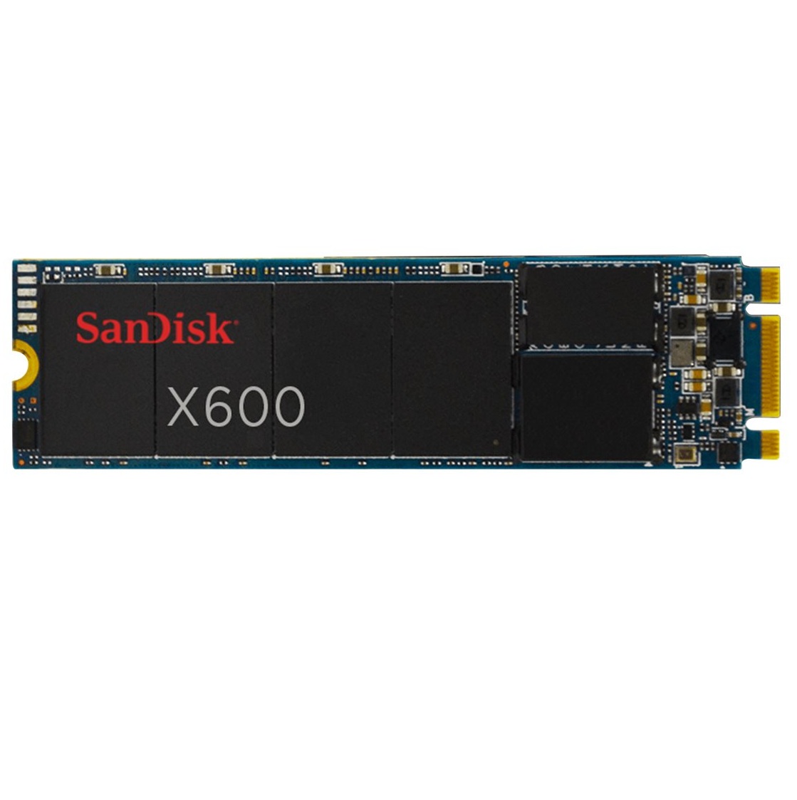 Begagnad 256GB SanDisk X600 SSD M2 2280 SATA SD9SN8W-256G