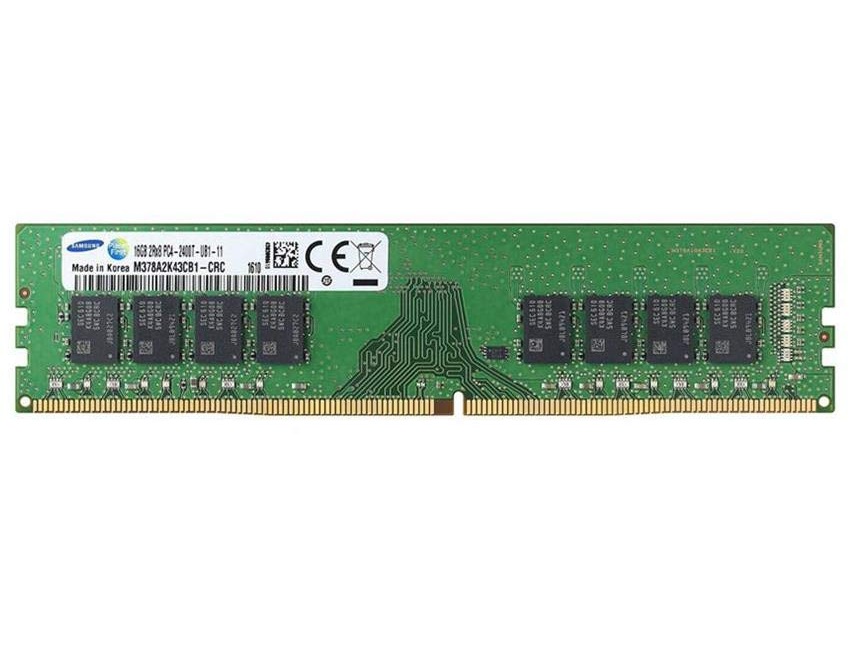 Begagnat Samsung 16GB DDR4 (1x16GB) UDIMM 2Rx8 PC4-2400T 2400MHz Dual Rank x8