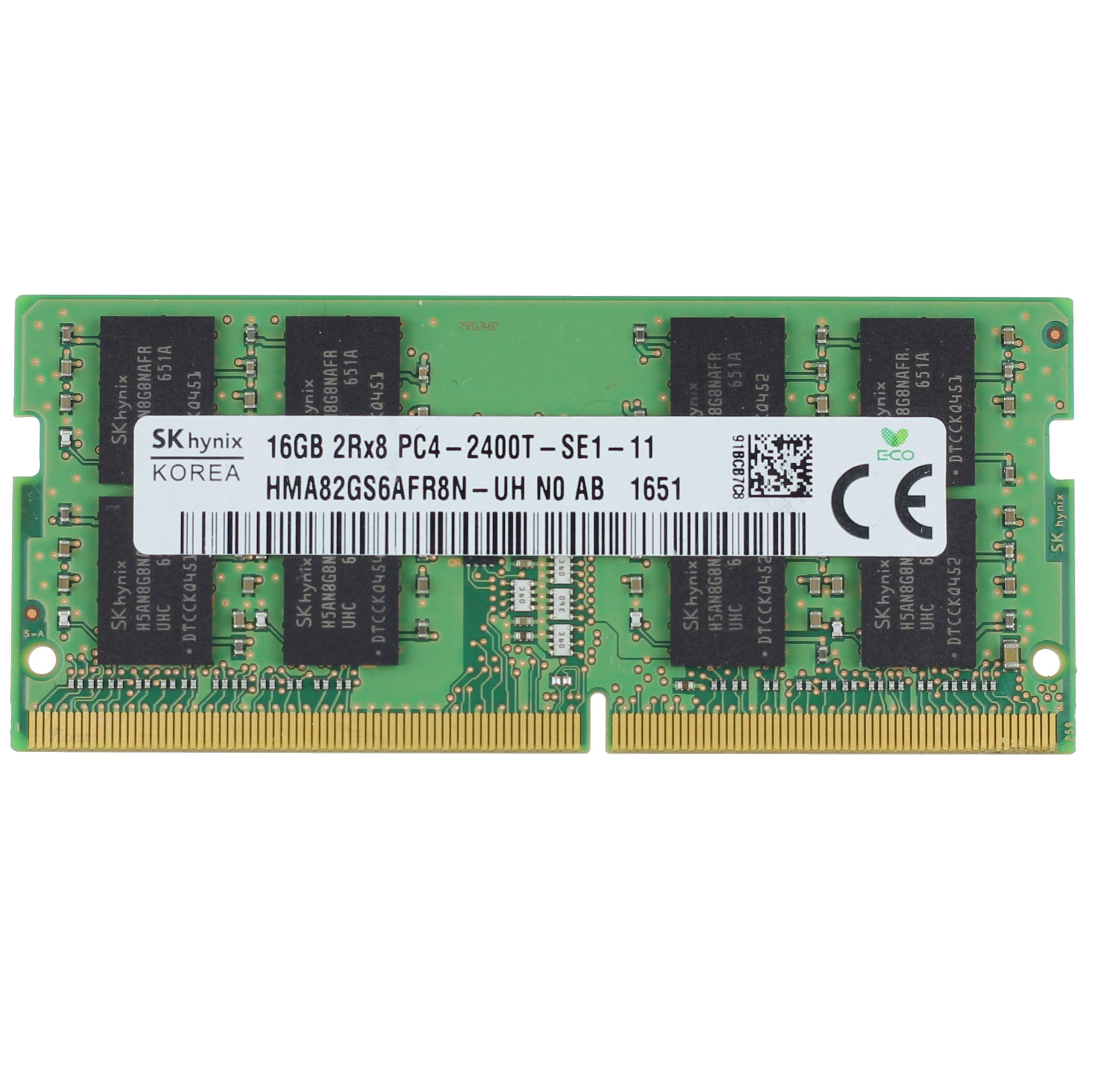 Begagnat SK Hynix 16GB DDR4 (1x16GB) SODIMM 2Rx8 PC4-2400T 2400MHz HMA82GS6AFR8N
