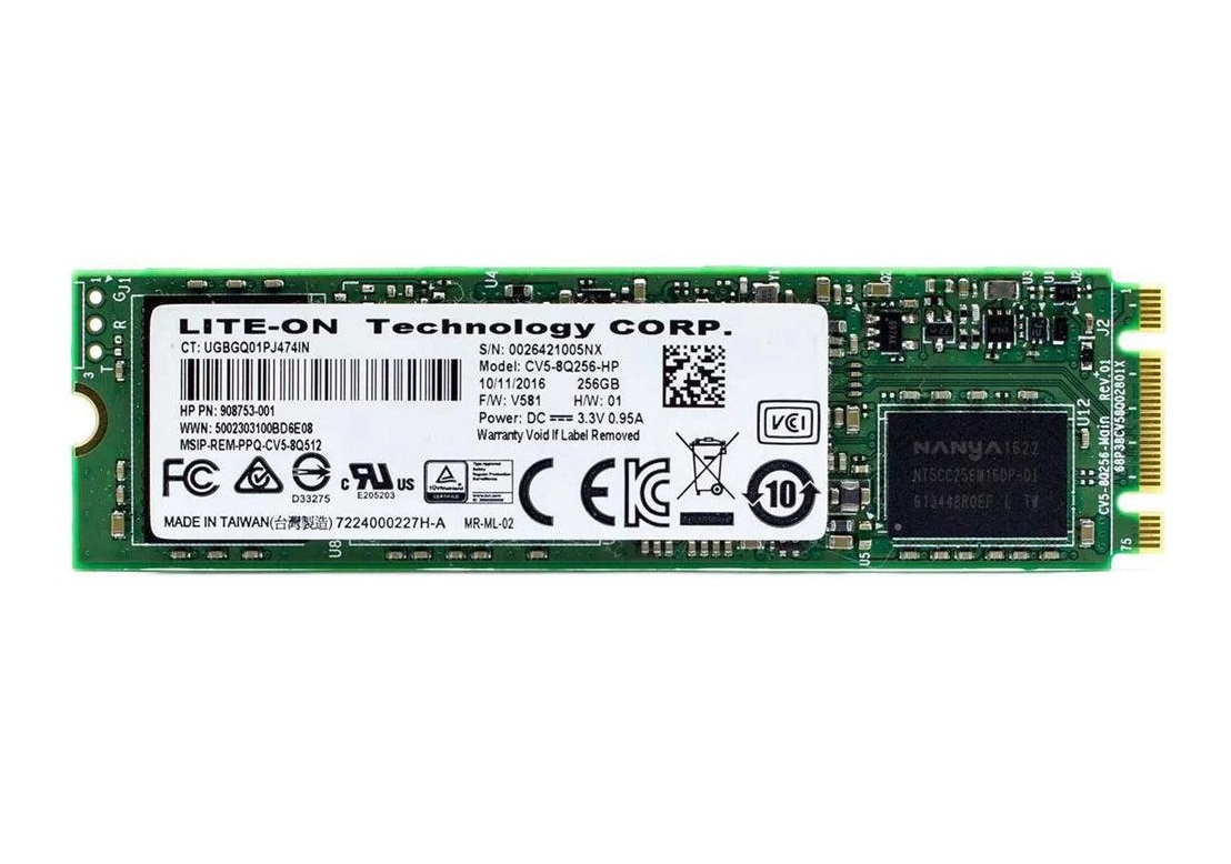 Begagnad 512GB Lite-On CV5-8Q512 (908753-001) SSD M2 2280 SATA