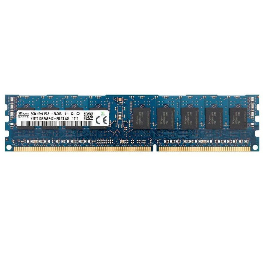 Begagnat Hynix 8GB DDR3 (1x8GB) 1Rx4 1600MHz PC3-12800R HMT41GR7AFR4C-PB Server RAM