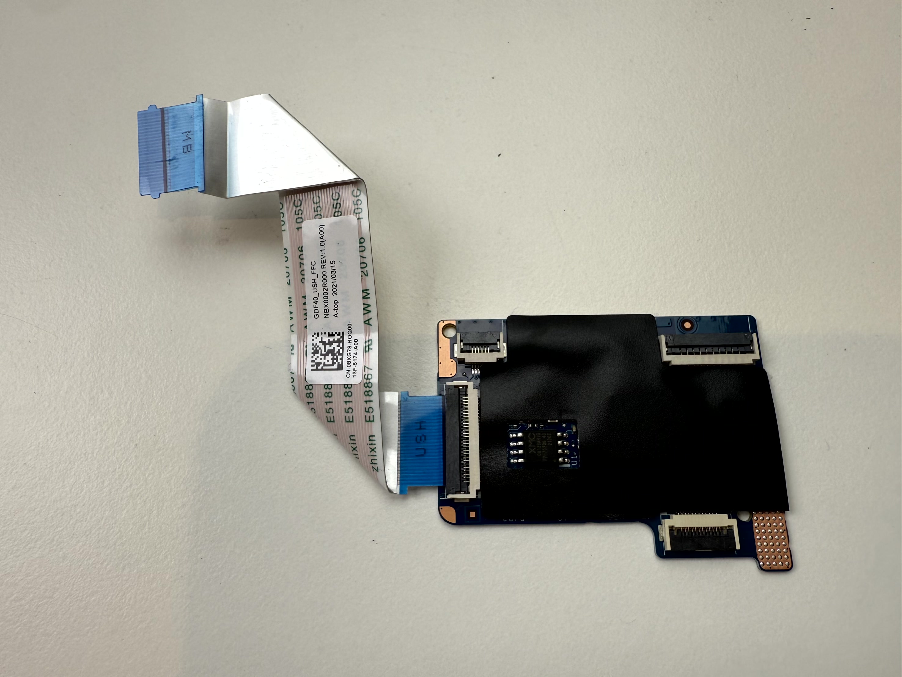 Begagnad Dell Junction Circuit Board LS-K378P + V74MM 0V74MM Latitude 5420 7420