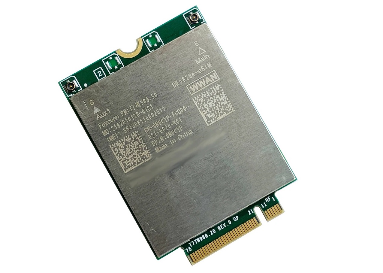 Begagnat Dell DW5829e-eSIM Snapdragon X20 4G LTE CAT9 450 Mbps