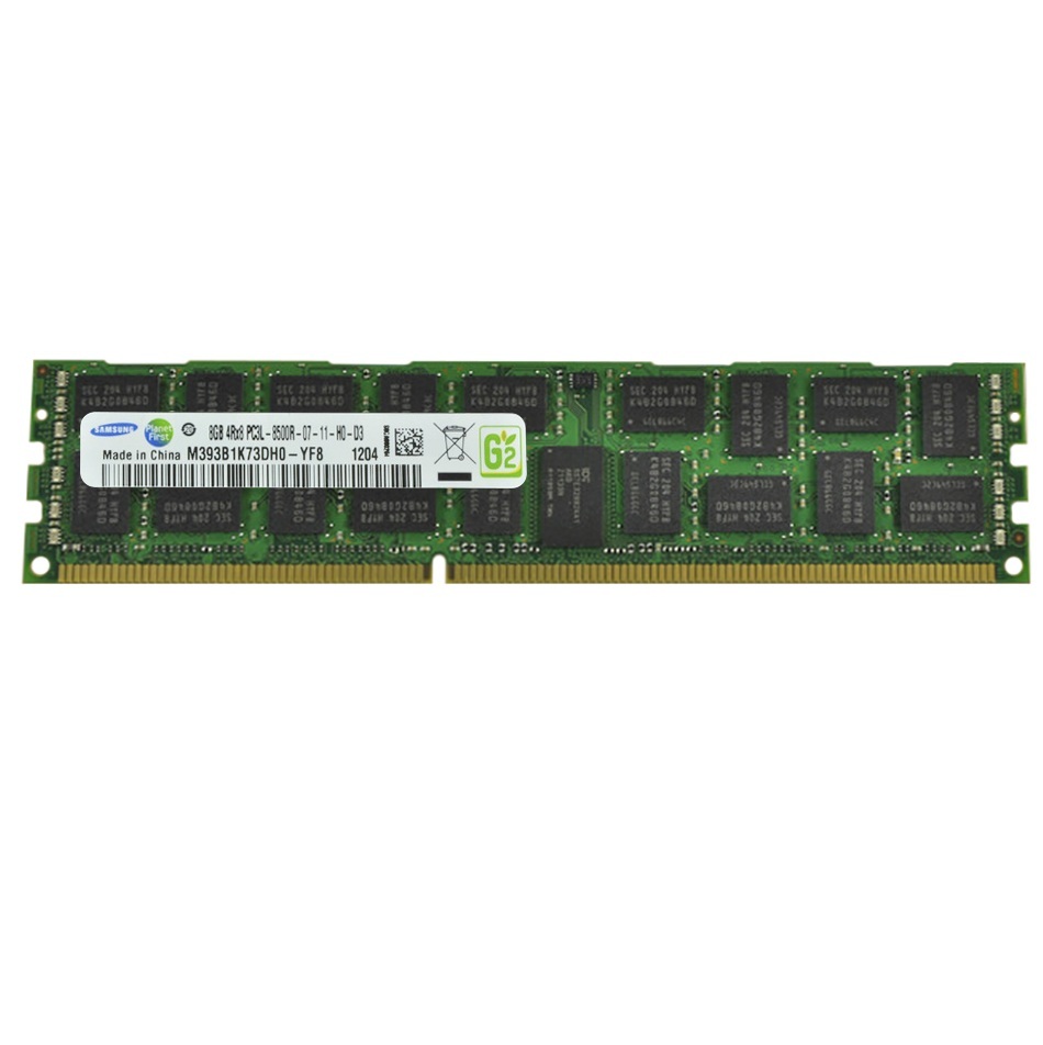 Begagnat Samsung 8GB DDR3L (1x8GB) RDIMM 4Rx8 ECC PC3L-8500R 1066MHz Singla Rank x4