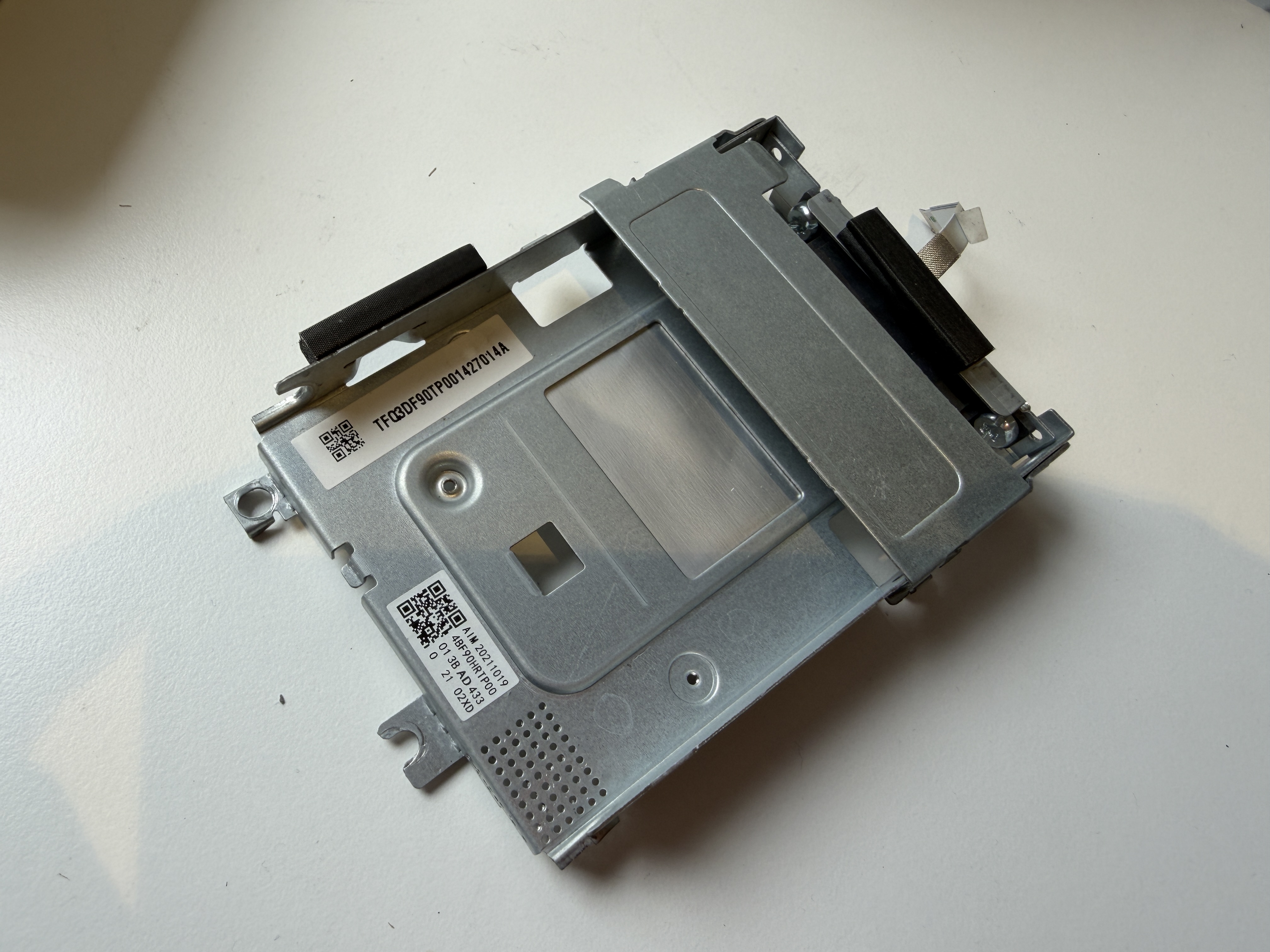 Begagnat HP Original Caddy Adapter Hp Elitedesk Mini 800 600 G6 G7 G8 G9 Hard Drive 4BF90HRTP00
