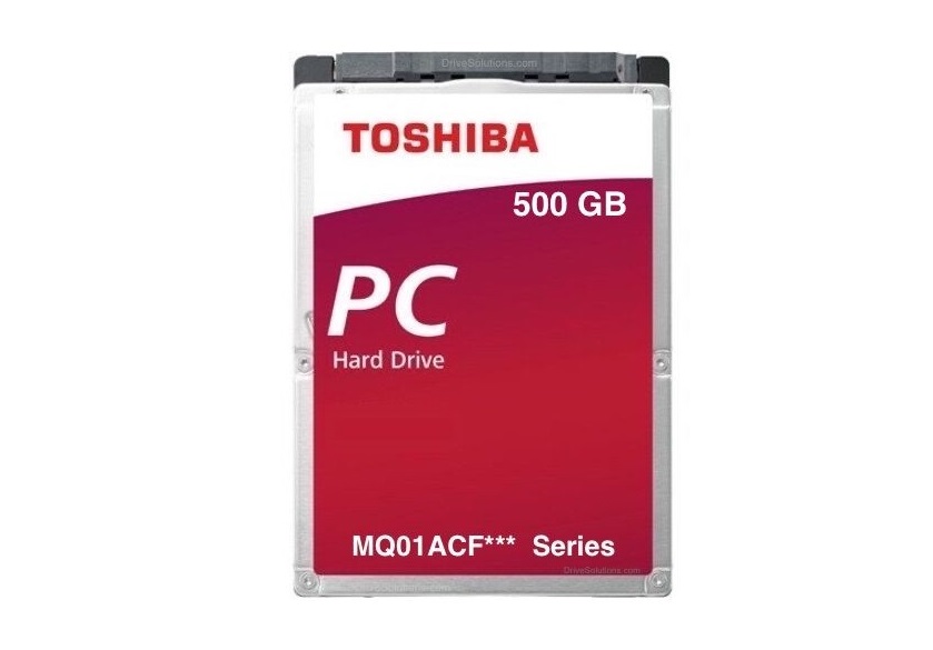 Begagnad 500GB 2,5" HDD Toshiba MQ01ACF050 GB 7.2K SATA 7mm