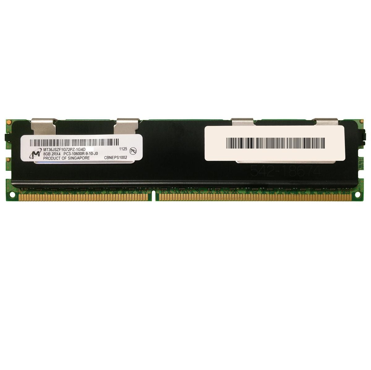 Begagnat Hynix 8GB DDR3 (1x8GB) RDIMM 1333MHz Server RAM MT36JSZF1G72PZ-1G4D
