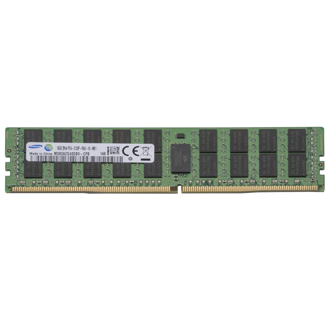 Begagnat Samsung 16GB DDR4 (1x16GB) 2Rx4 PC4-17000 2133MHz ECC RDIMM M393A2G40DB0-CPB