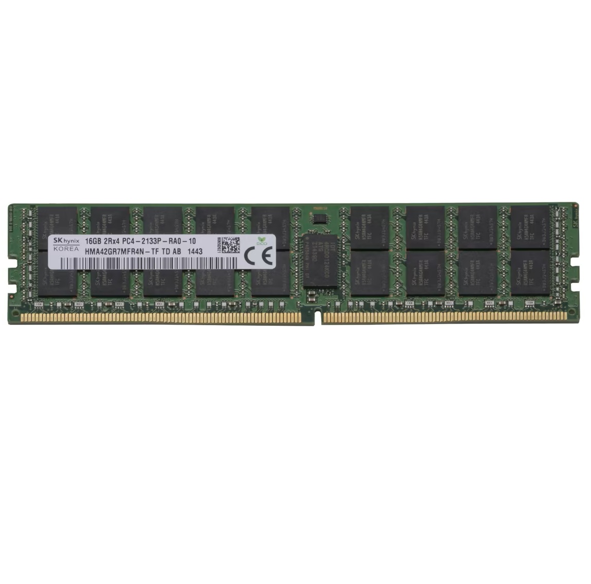 Begagnat SK Hynix 16GB DDR4 (1x16GB) 2Rx4 PC4-17000 2133MHz ECC RDIMM HMA42GR7MFR4N-TF