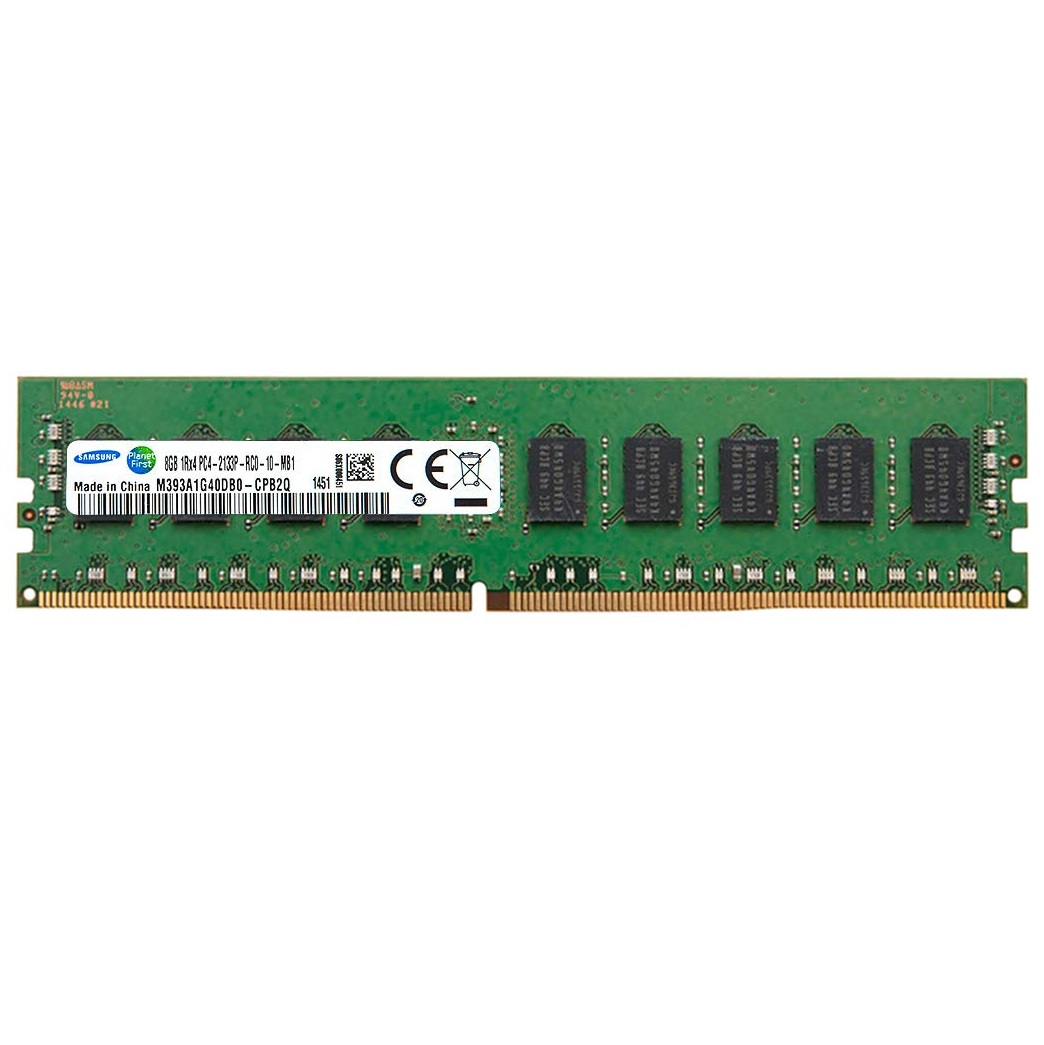 Begagnat Samsung 8GB DDR4 (1x8GB) 1Rx4 PC4-17000 2133MHz ECC RDIMM M393A1G40DB0-CPB2Q