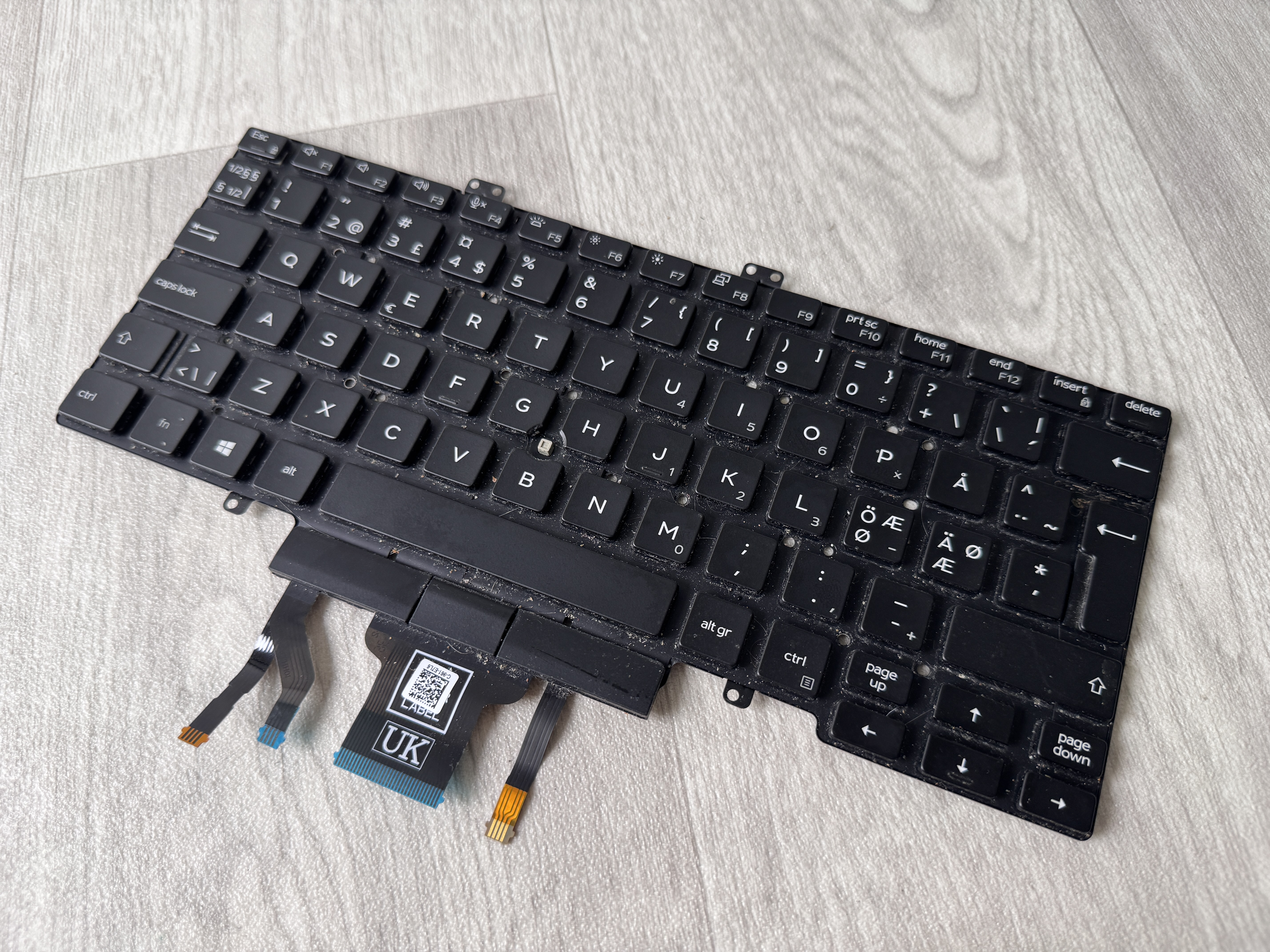 Begagnat Original Dell Keyboard Latitude 7400 5400 5410 5411 08YPHK 8YPHK