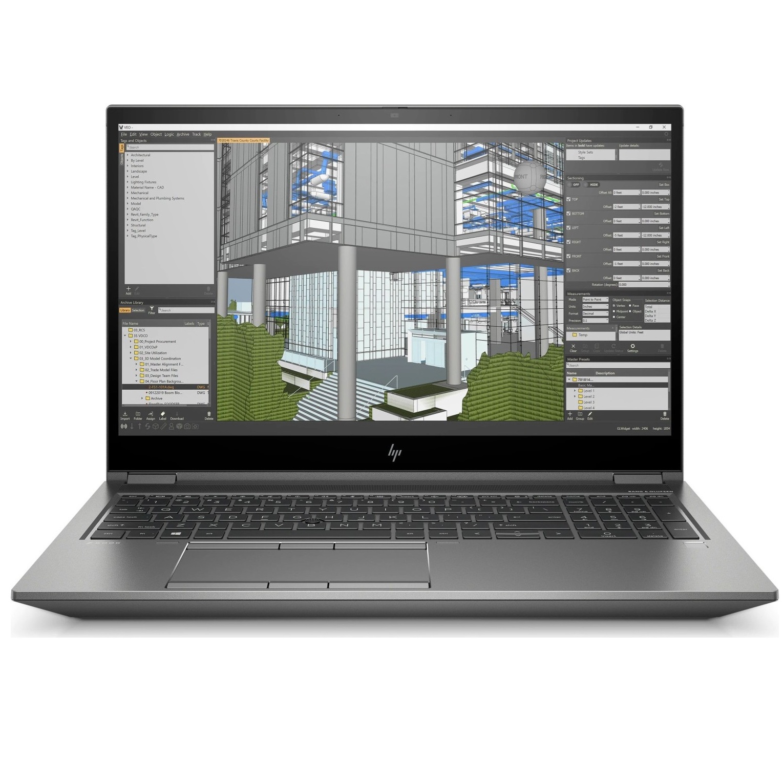 HP ZBook Fury 15 G7 15,6" Xeon W-10885M 32GB 512GB Quadro T2000 GDDR5 A-Klass