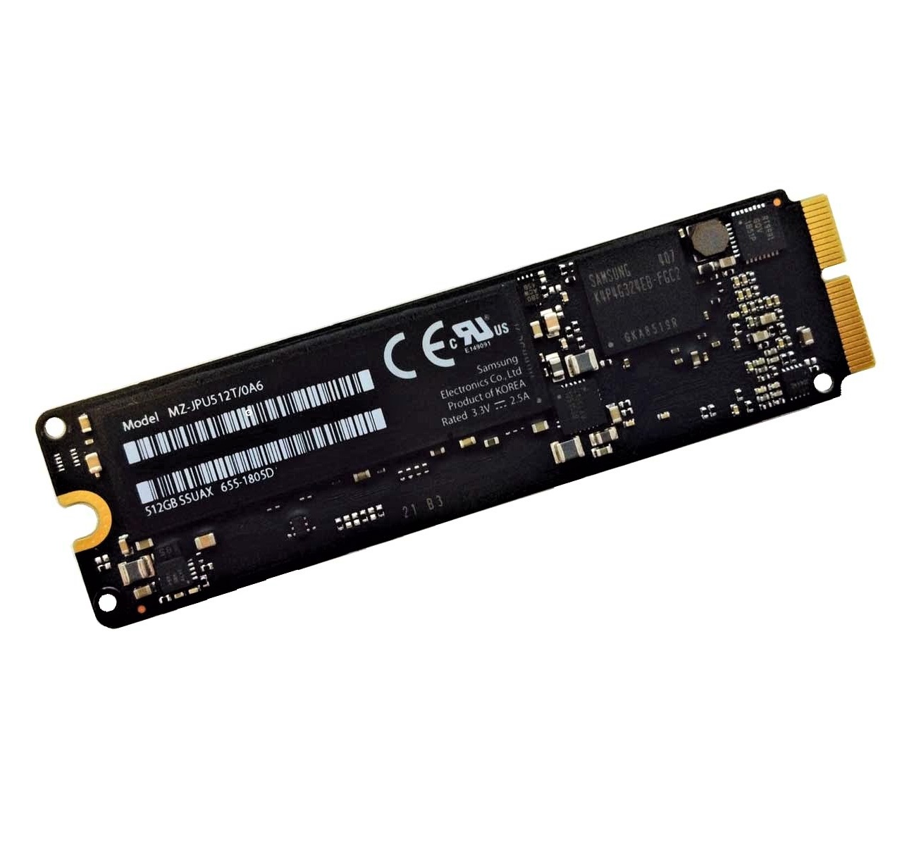 Begagnad 512GB Apple SSD 655-1805D MacBook Air Pro 11" 13" 15" 2012-2017