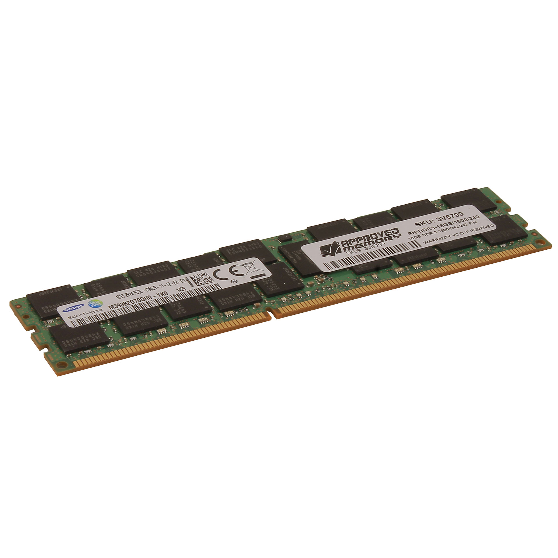 Begagnat Samsung 16GB DDR3L (1x16GB) ECC 1600MHz M393B2G70QH0-YK0 RAM