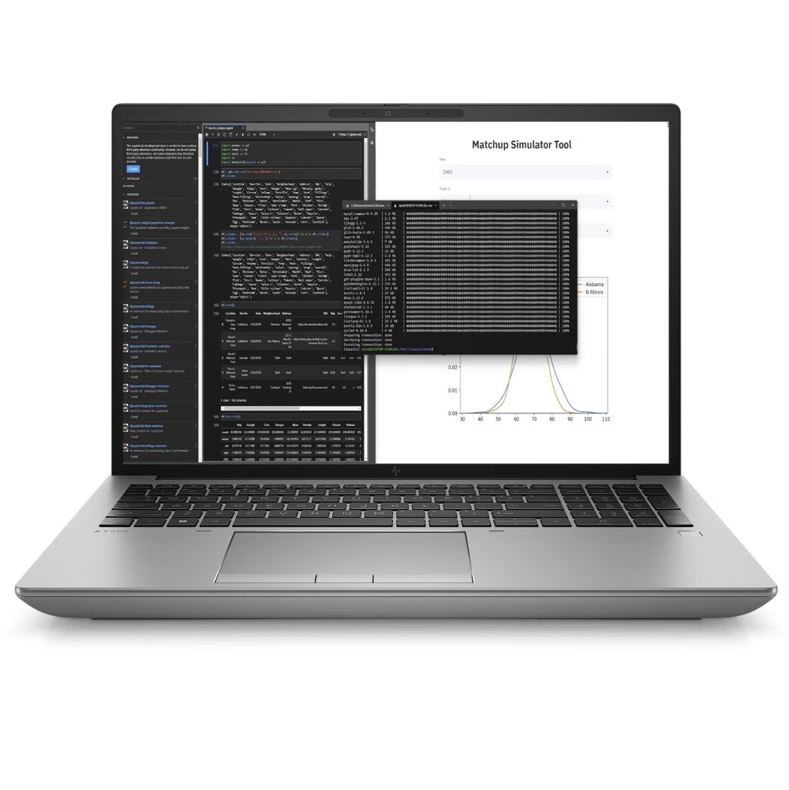 HP ZBook Fury 16 G10 16" FHD+ i7-13850HX 32GB 1TB RTX 2000 ADA 8GB GDDR6 A-Klass