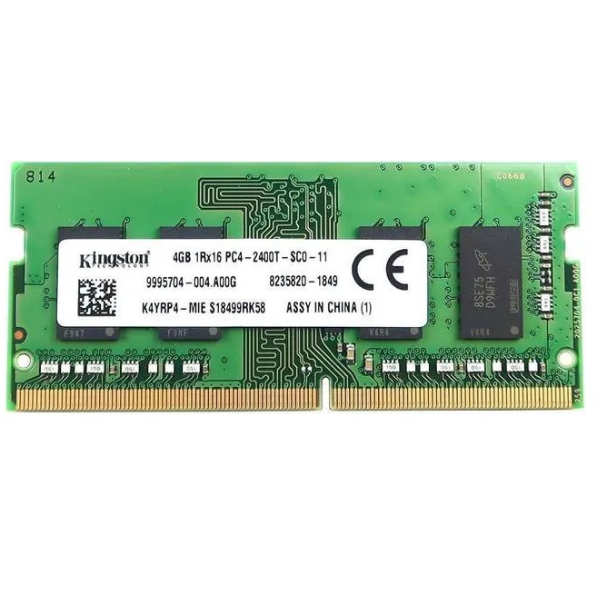 Begagnat Kingston 4GB DDR4 (1x4GB) 2400MHz SODIMM Laptop RAM K4YRP4-MIE