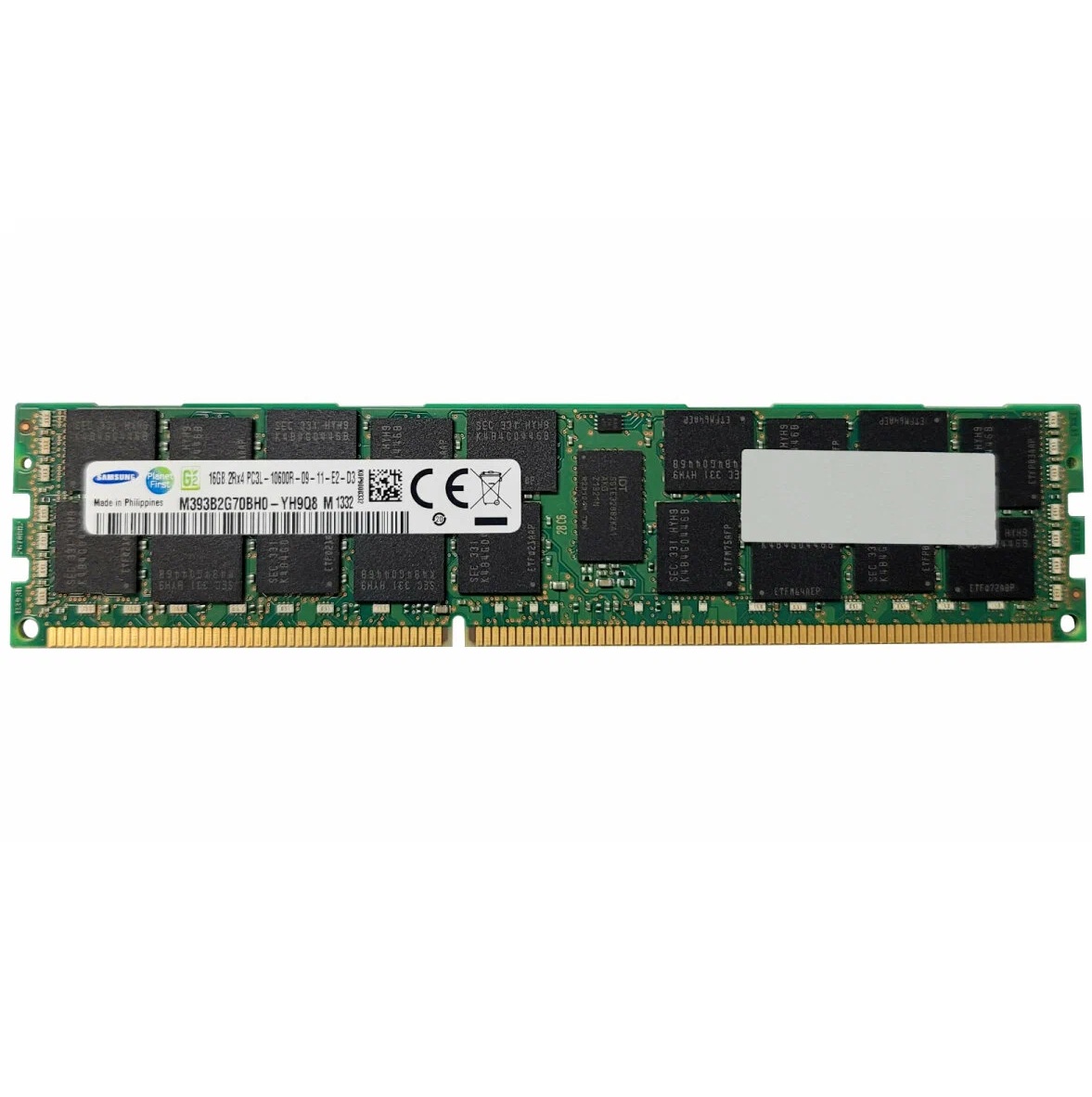 Begagnat Samsung 16GB DDR3 (1x16GB) PC3L-10600R ECC REG RAM M393B2G70BH0-YH9Q8