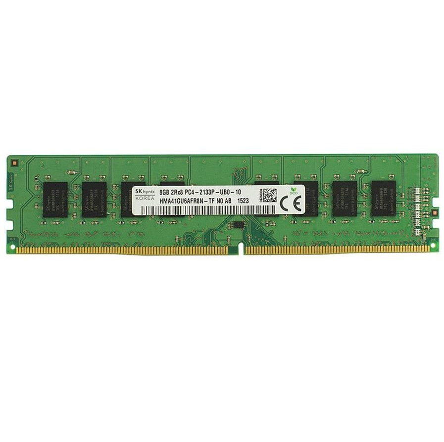 Begagnat SK Hynix 8GB DDR4 (1x8GB) UDIMM none-ECC 2Rx8 PC4-2133 2133MHz HMA41GU6AFR8N-TF