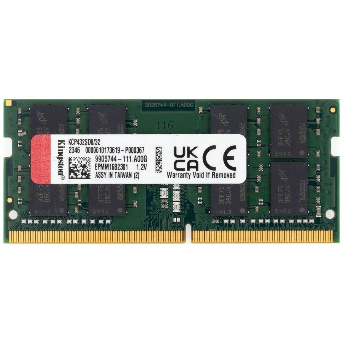 Begagnat Kingston 16GB DDR4 (1x16GB) SODIMM 2Rx8 3200MHz KCP432SD8/16