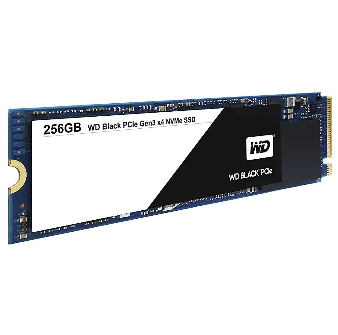 Begagnad 256GB WD Black SSD M2 2280 NVMe Gen3 x4 WDS256G1X0C-00ENX0