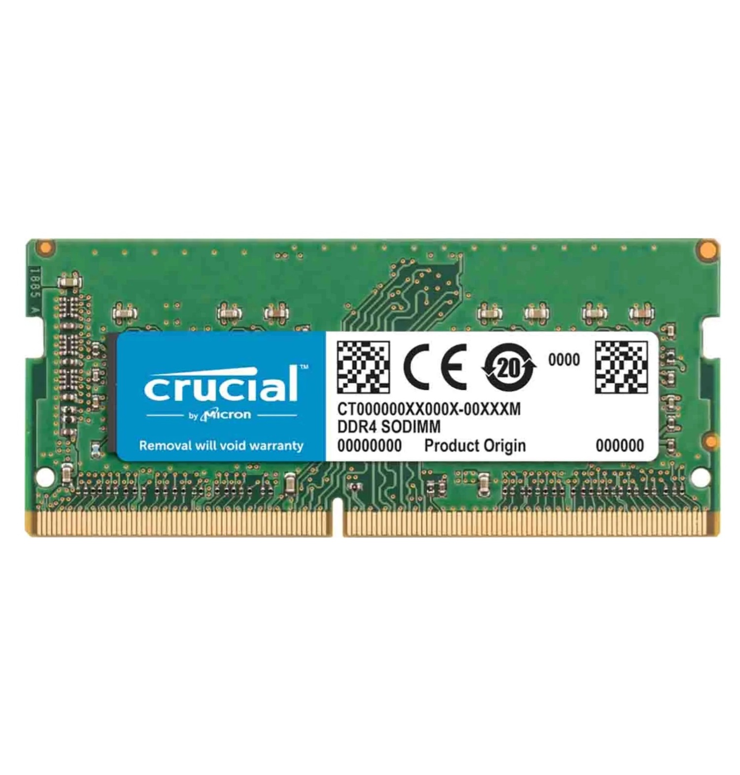 Begagnat Crucial 8GB DDR4 (1x8GB) SODIMM 1Rx8 PC4-2400T 2400MHz