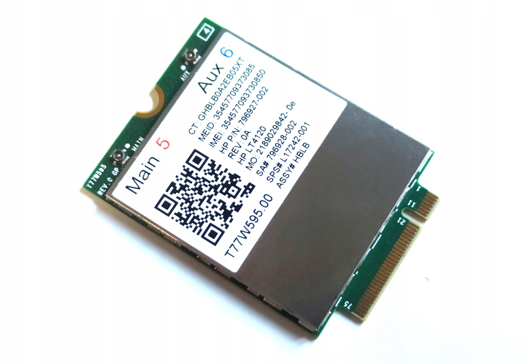 Begagnat HP LT4120 Snapdragon X5 LTE 4G L17242-001 796927-002 796928-002