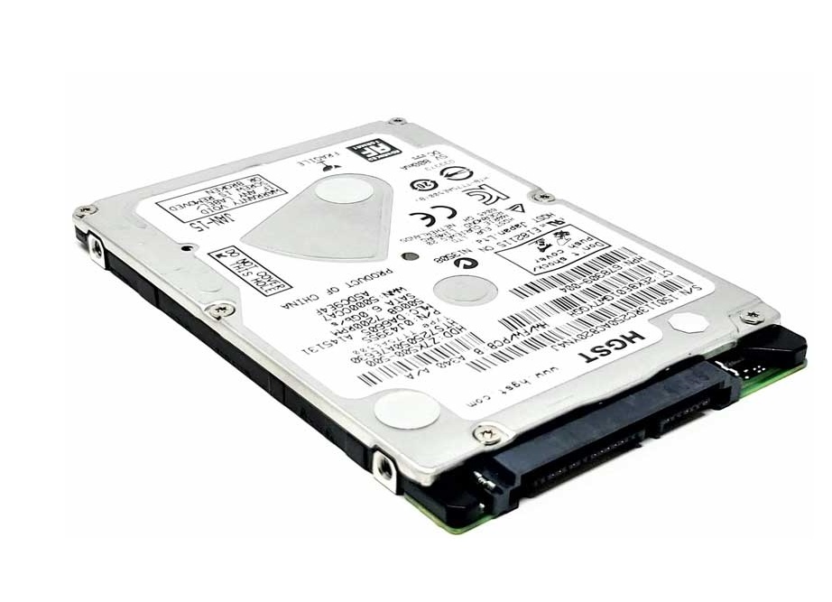Begagnad 500GB 2,5" HDD HGST HTS725050A7E630 GB 7.2K 32MB 7MM SATA