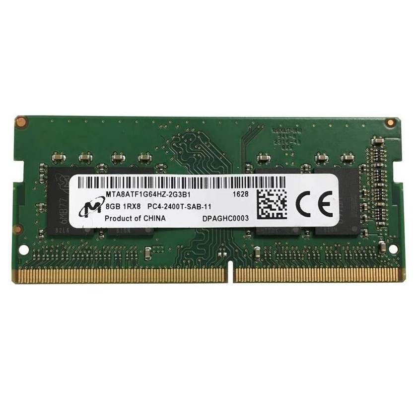 Begagnat Micron 4GB DDR4 (1x4GB) SODIMM 1Rx16 PC4-2400T 2400MHz MTA4ATF51264HZ-2G3B1