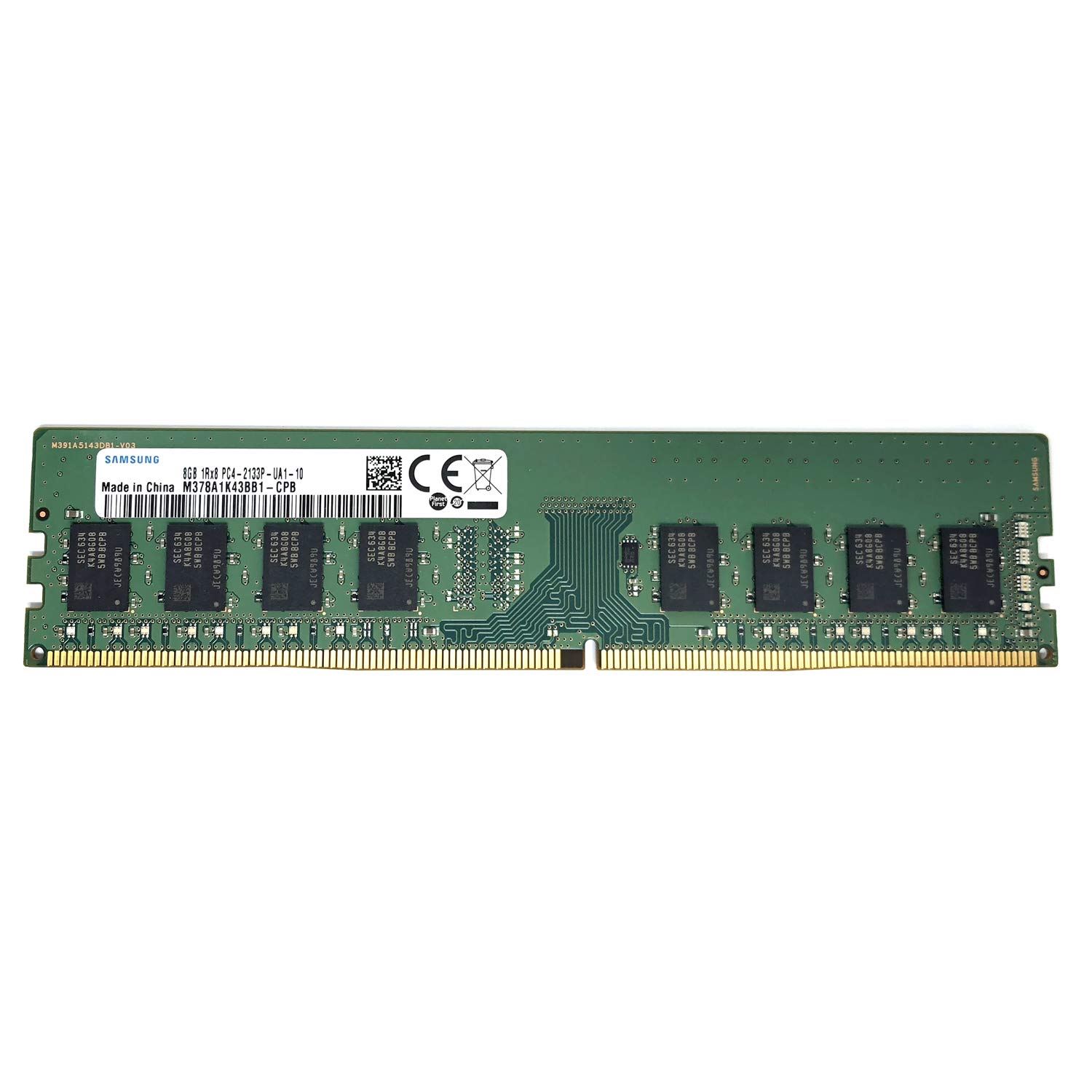Begagnat Samsung 8GB DDR4 (1x8GB) 2133MHz UDIMM Desktop RAM M378A1K43BB1-CPB