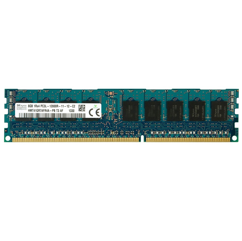 Begagnat SK Hynix 8GB DDR3 (1x8GB) RDIMM 1Rx4 ECC PC3L-12800R 1600MHz Singla Rank x4
