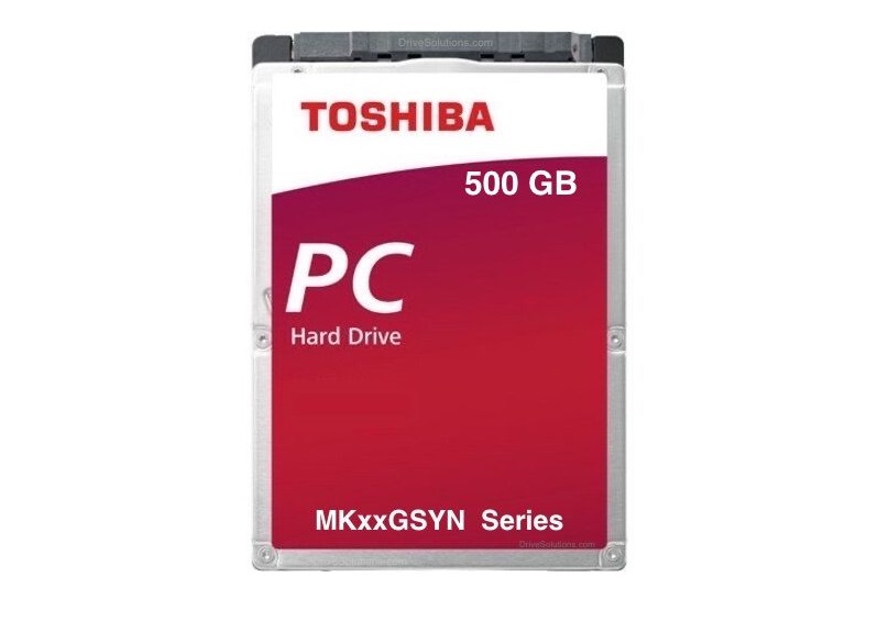Begagnad 500GB 2,5" HDD Toshiba MK5061GSYN GB SATA Hard Disk Drive