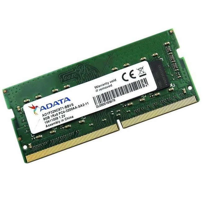 Begagnat Adata 8GB DDR4 (1x8GB) SODIMM 1Rx8 PC4-3200AA 3200MHz
