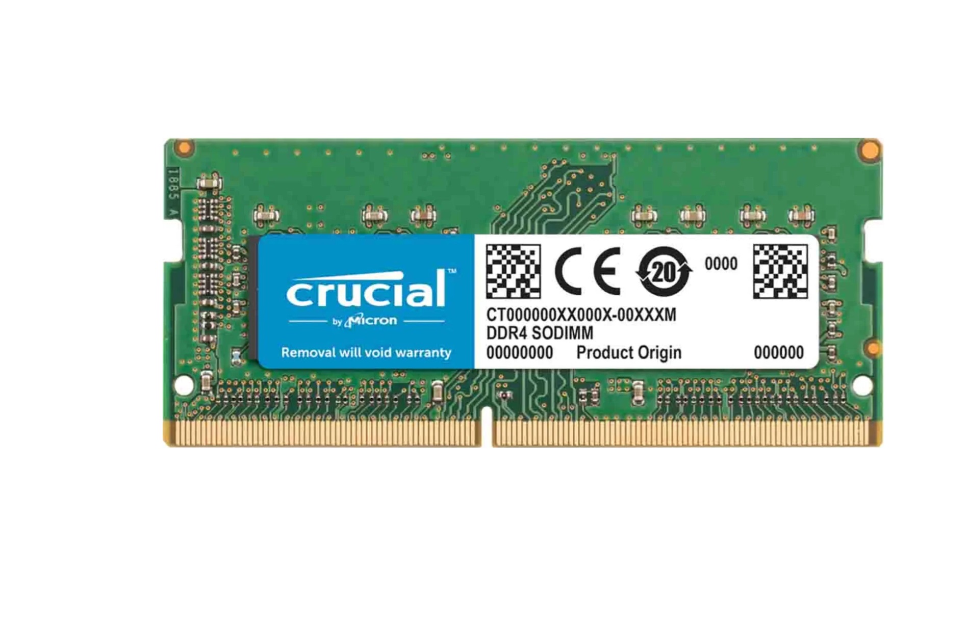 Begagnat Crucial 8GB DDR4 (1x8GB) SODIMM 1Rx8 3200 3200MHz